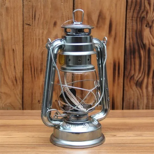 Intent Gas Lamp Big size-24 cm-Silver-Decorative-Camping-Outdoor