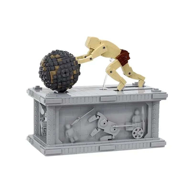 Moc Kinetische Sculptuur Core Model MOC-13424 Sisyphus Automaten Sisyphus Bouwstenen Bricks Model Onderwijs Speelgoed Voor Kinderen Geschenken