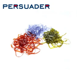 2bags*4 meters 1/8'' elastic scud stretch back thin skin fly tying materials 7optional colors fly mouche nymph body wrap strips