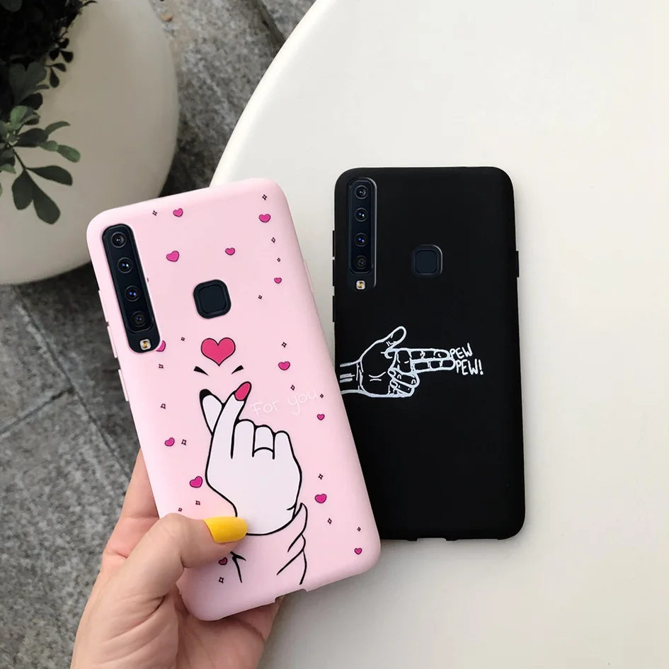 3D الحلوى الهاتف حالة لسامسونج غالاكسي A9 2018 حالة الفاخرة شعبية نمط سيليكون غطاء لسامسونج A9 2018 9 A920F A920 حقيبة