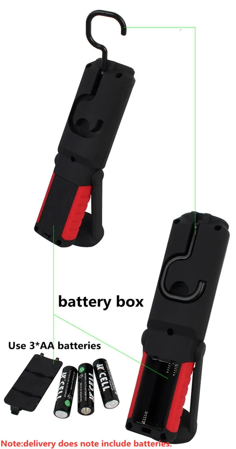 NEW Strong Magnet Working Lamp 10w Hanging Lamp Tent Lamp Strong Light Led Lamp Pearl Cup Flashlight