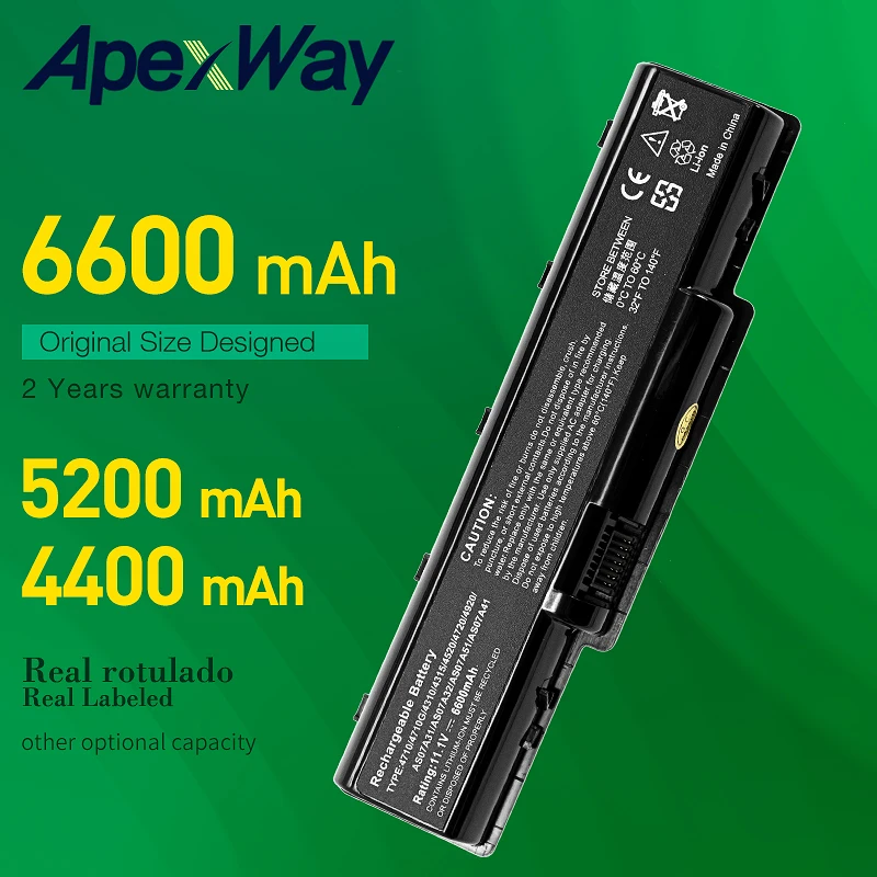 

11.1V Laptop Battery AS07A31 For Acer Aspire 4740G 4710 4710G 4710Z 4715Z 4720 4720G 4920 4920G 5740 5740G 7715Z BT.00603.036