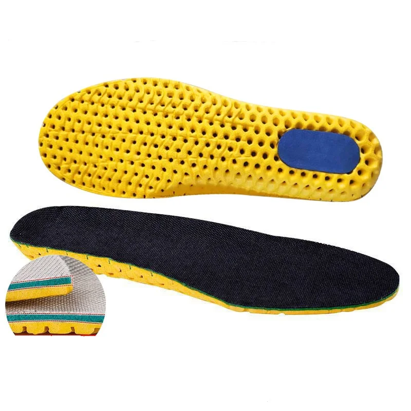 

Elastic Shock Absorbing Shoe Insoles Breathable Honeycomb Sneaker Inserts Sports Memory Foam Insole Unisex Orthopedic Insoles