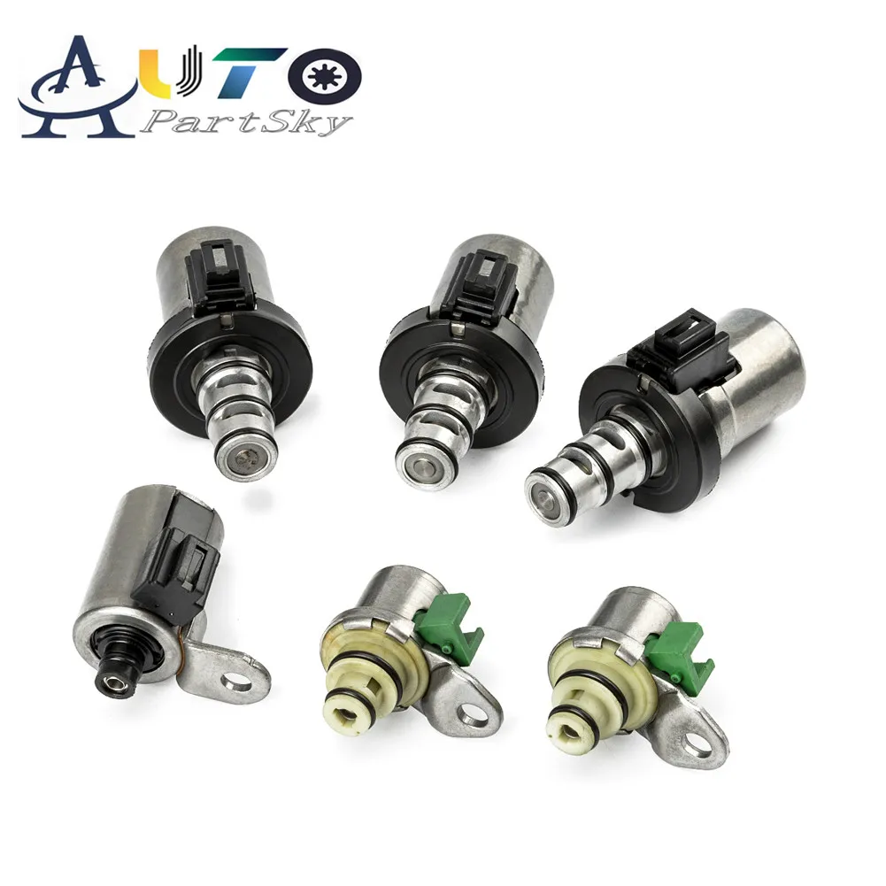 6 PCS High Quality Remanufactured for Ford Focus 4F27E 4F27-E Transmission Shift Solenoid Set 48420K-R FNR5 FN4A-EL 48420K-R