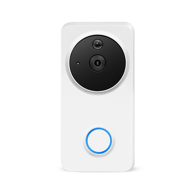 Wifi IP Video Doorbell With Battery Or 8-24 AC Power Supply Wide Angle Lens Ring Doorbell Intercom Free Shipping