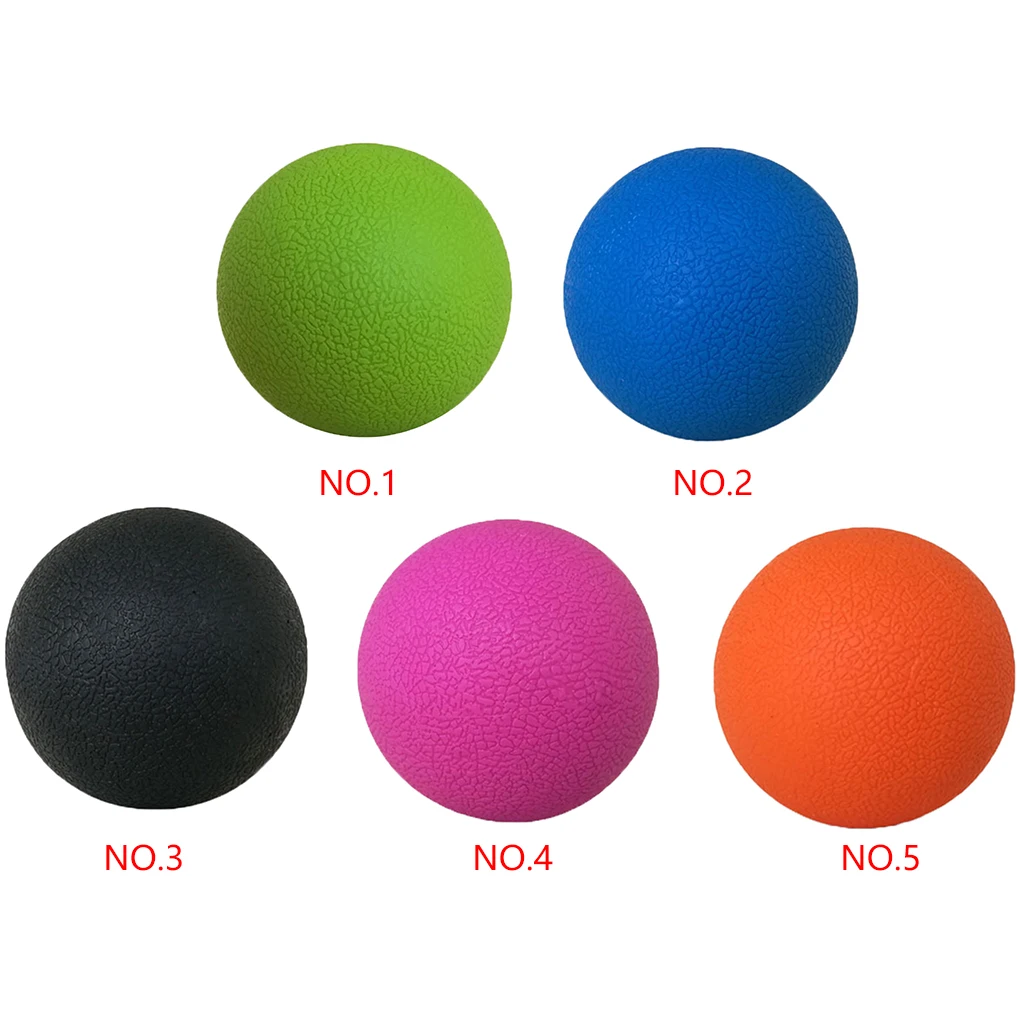 

Foot Back Arm Muscle Lacrosse Massage Ball TPE Gym Fitness Yoga Ball Muscle Stress Relief Massage Tools