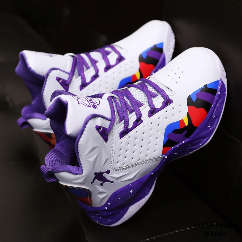 

Boys Brand High Quality Basketball Shoes Non-slip Kids Sneakers Children Sport Shoes Child Boy Basket Trainers Athletic