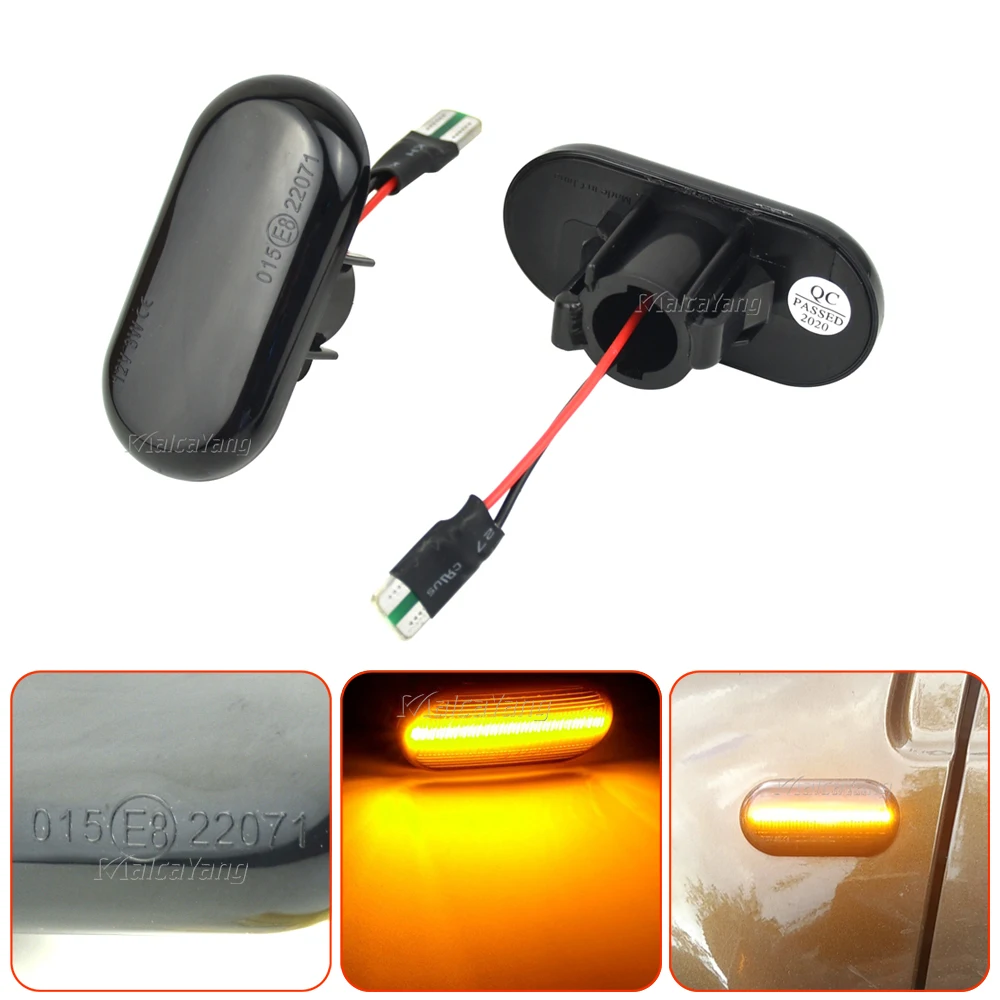 Per Renault CLIO I II ESPACE KANGOO LAGUNA MASTER MEGANE 19 Bus LED indicatore di direzione dinamico indicatore di direzione laterale parafango