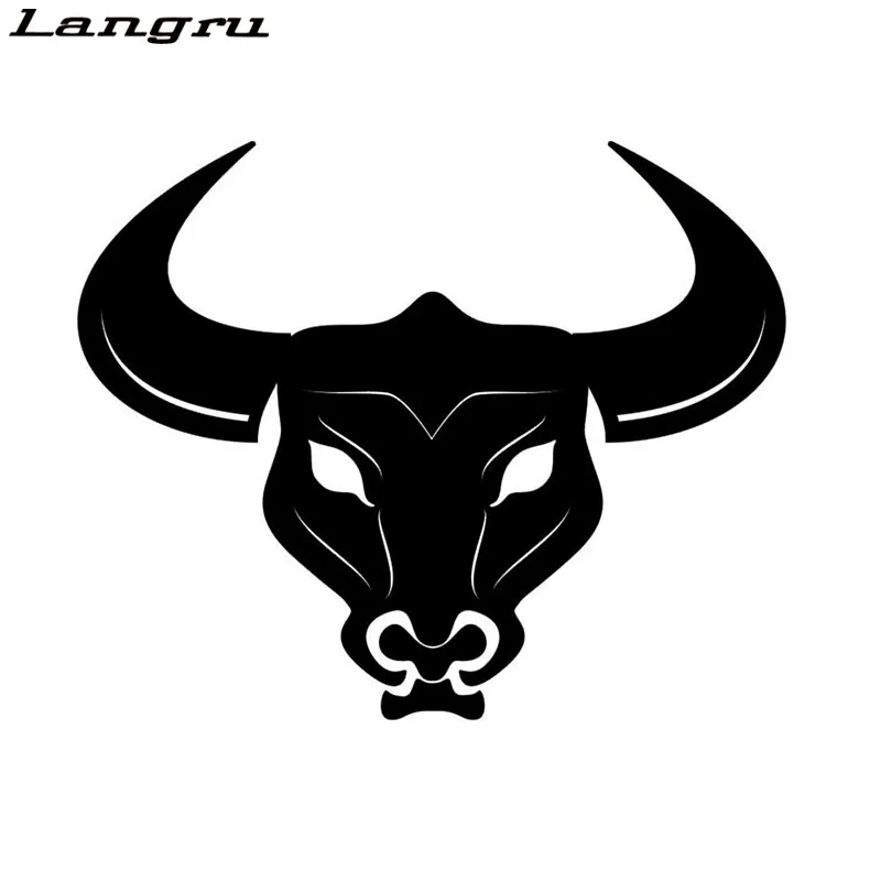 

New Style Bull Head Decoration Funny Car Styling Vinyl Bumper Decal Cool Car Sticker Decals Jdm