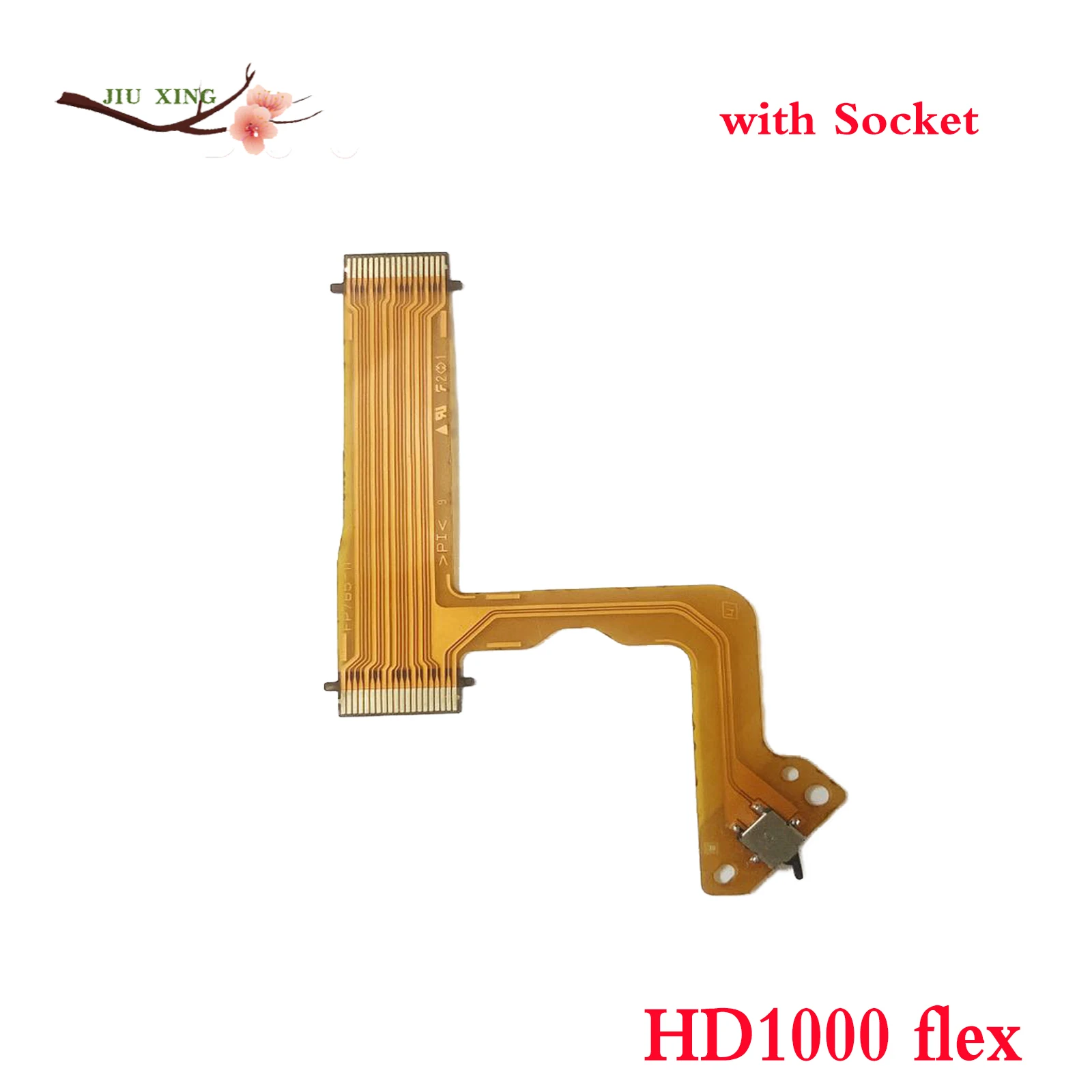 Cabo flexível para câmera sony hd1000, peça de reparo (com soquete), novo