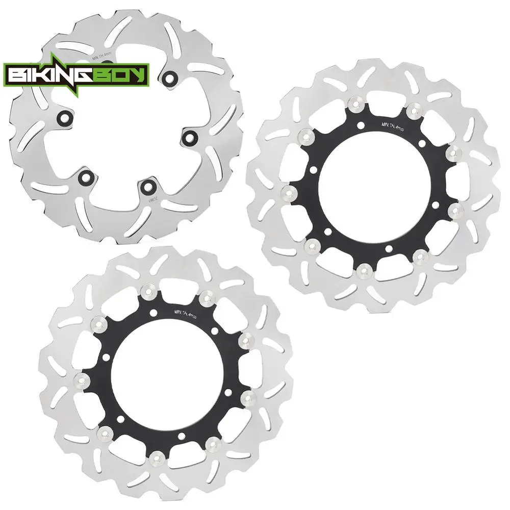 BIKINGBOY For XJ600N XJ600S Diversion 98 99 00 01 02 03 TDM 900 02-14 13 12 11 XT660Z Tenere 08-19 Front Rear Brake Discs Rotors
