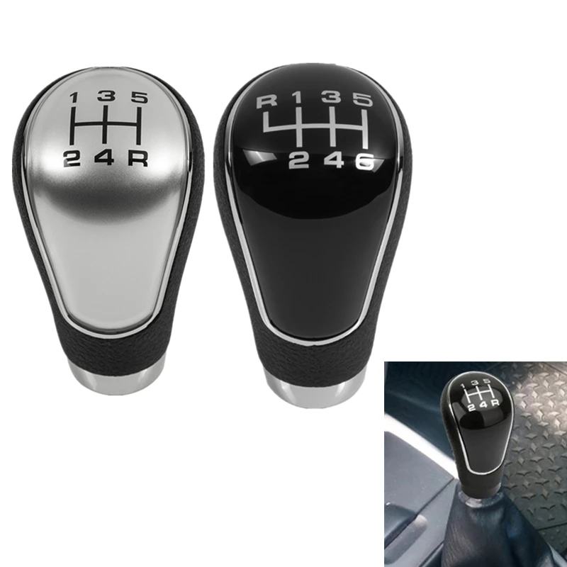 For Mazda 2/3/323/6/3 BK 2004 2005 2006 2007 2008 2009 2010 2011 2012 Gear Shift Knob Lever Shifter Head Car Styling Accessories