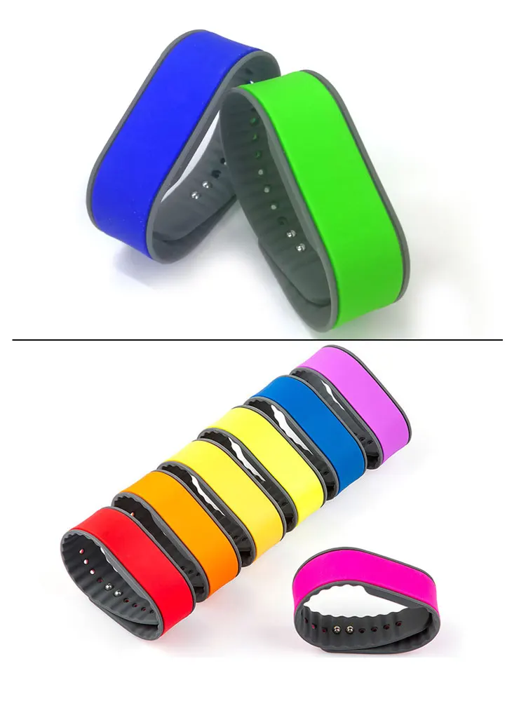 20pcs Wrist ID Card EM4100 Wristband Bracelet  Waterproof 125K ID Tags RFID Sauna Club Hand Card