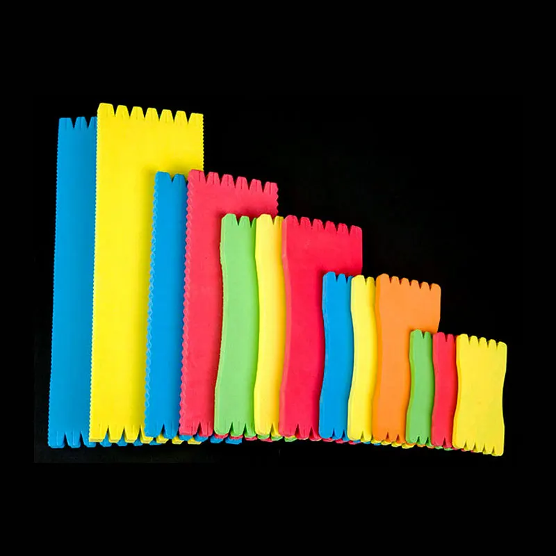 5PCS/10PCS EVA Colored Flasher Rig Foam Holder for Fishing Line Fishing Tackle Accessory Winding Plate Panel Storage Boards