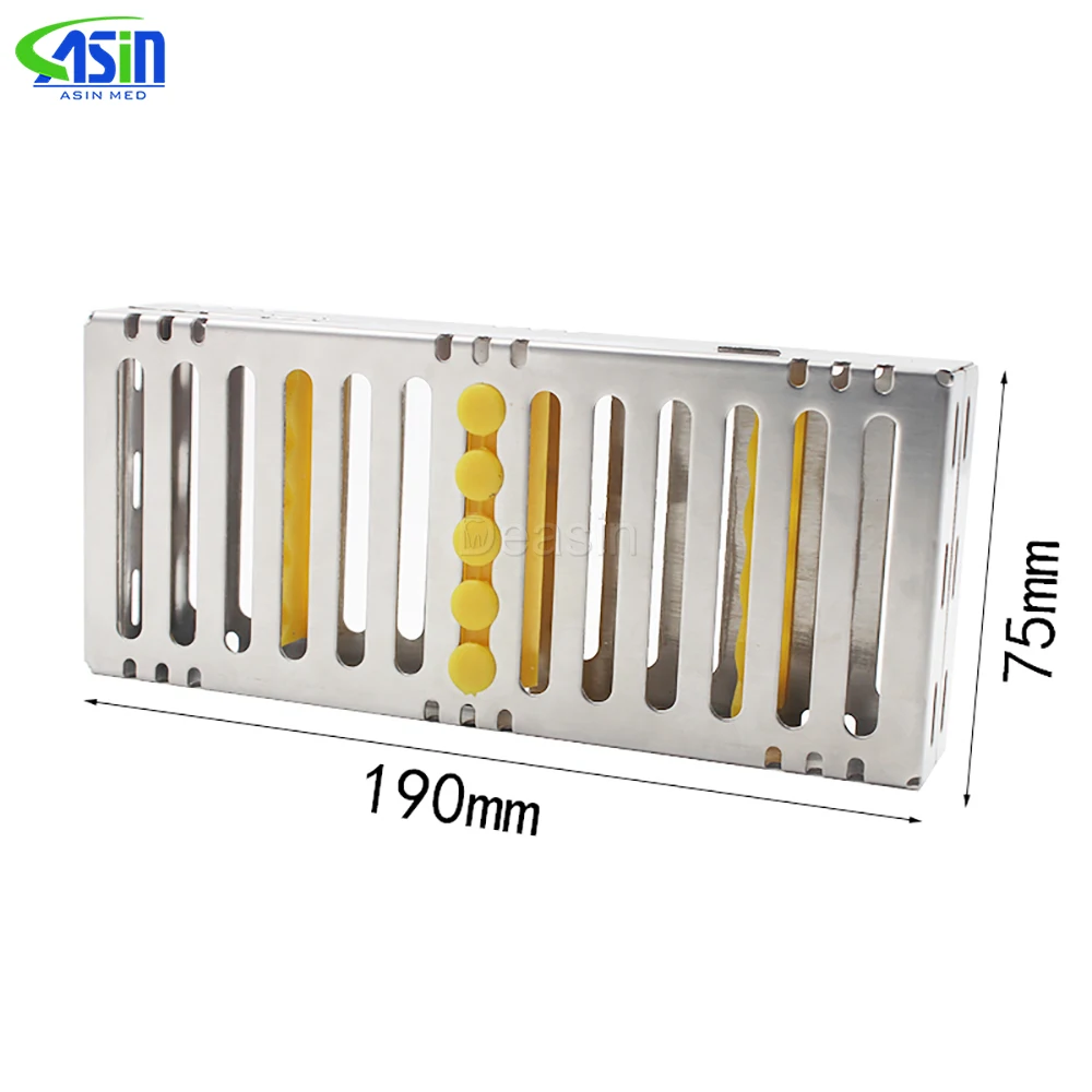 Dental Sterilization Rack Surgical Autoclavable Sterilization Box Dental Cassette File Burs Disinfection Tray Dentist Tools