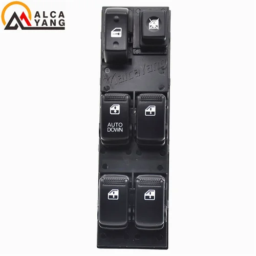 Imagen 2 del producto Botón de interruptor de Control de ventana principal de energía para Hyundai Tucson 2004 2005 2006 2007 2008 2009 2010 93570-2E000 interruptor de ventana eléctrica