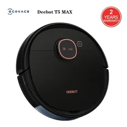 ECOVACS Deebot T5 MAX Vacuum Cleaner Home Cleaning Smart Sweeping Robot Wet Mop Floor Cleaner vacuum robot electric mop