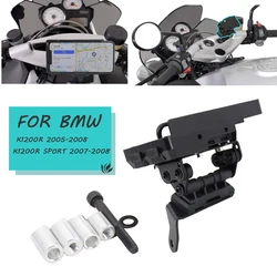 Motorcycle Mobile Phone Holder GPS Stand Bracket 2007-2008 K1200R Sport For BMW K 1200 R/Sport K1200R 2005-2008