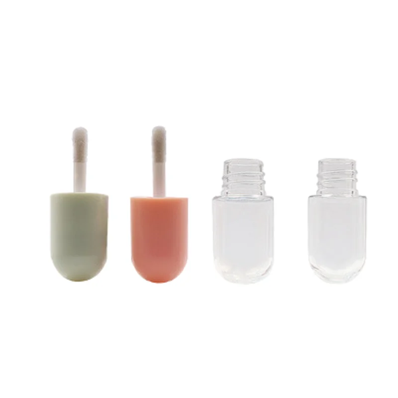 

5ML New Arrival Empty Transparent Plastic Small Lipgloss Tube Portable Refillable Cosmetic Packaging Bottle Container 50Pieces