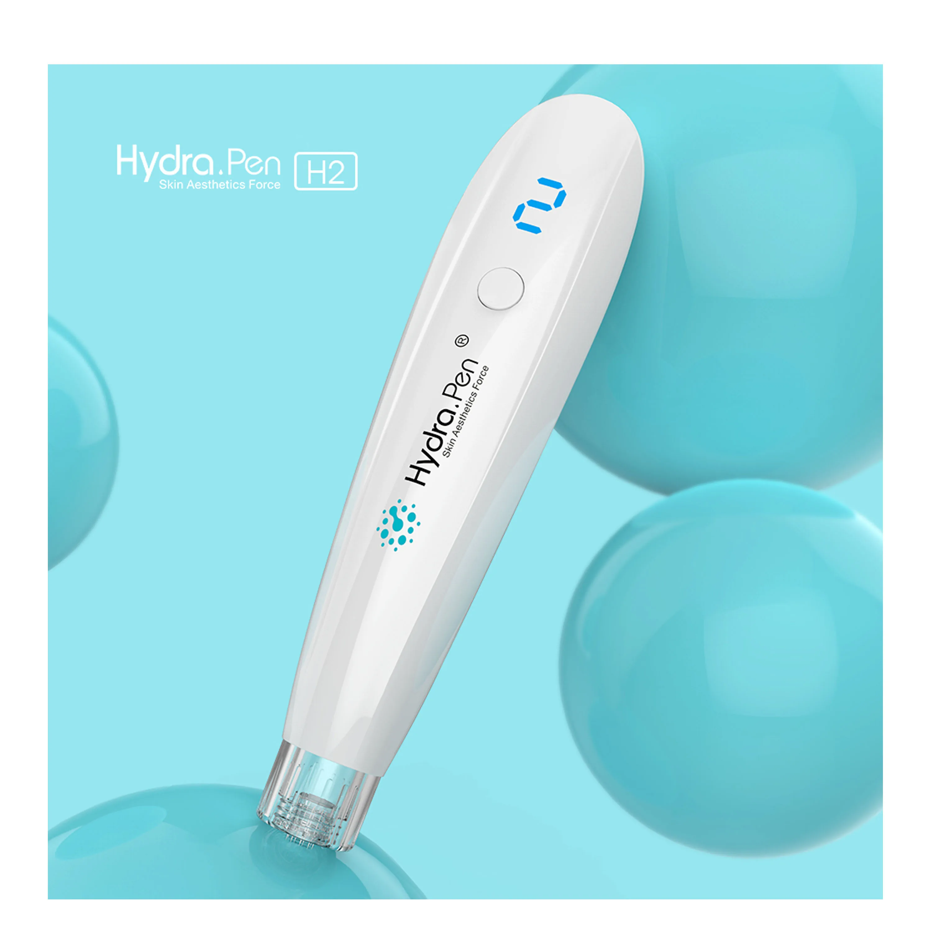 Professionelle Microneed Stift Original Hydra Stift H2 Automatische Serum Derma Stempel Mit 20 stücke Nadel Patrone Für Miconeedle Pflege