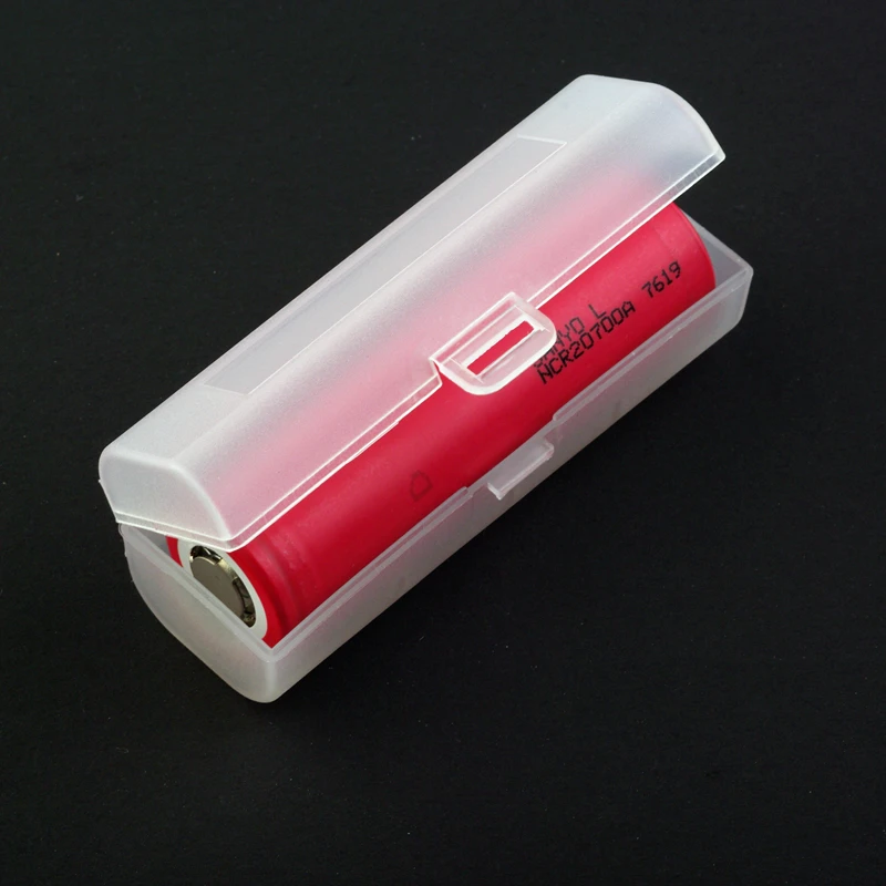 Waterproof 1 x 20700 21700 Battery Holder Cover Container Single Slot 20700 21700 Batteries Storage Box Hard Plastic Case Shell