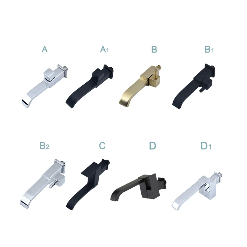 

Bathroom Basin Faucet Wall Mounted Cold Water Faucet Bathtub Waterfall Spout Vessel Sink Faucet Mop Pool Tap Chrome Black Gold