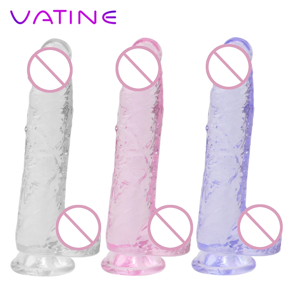 VATINE G-Spot Dildo Realistic Artificial Penis With Strong Suction Cup Female Masturbation Sex Toys for Women