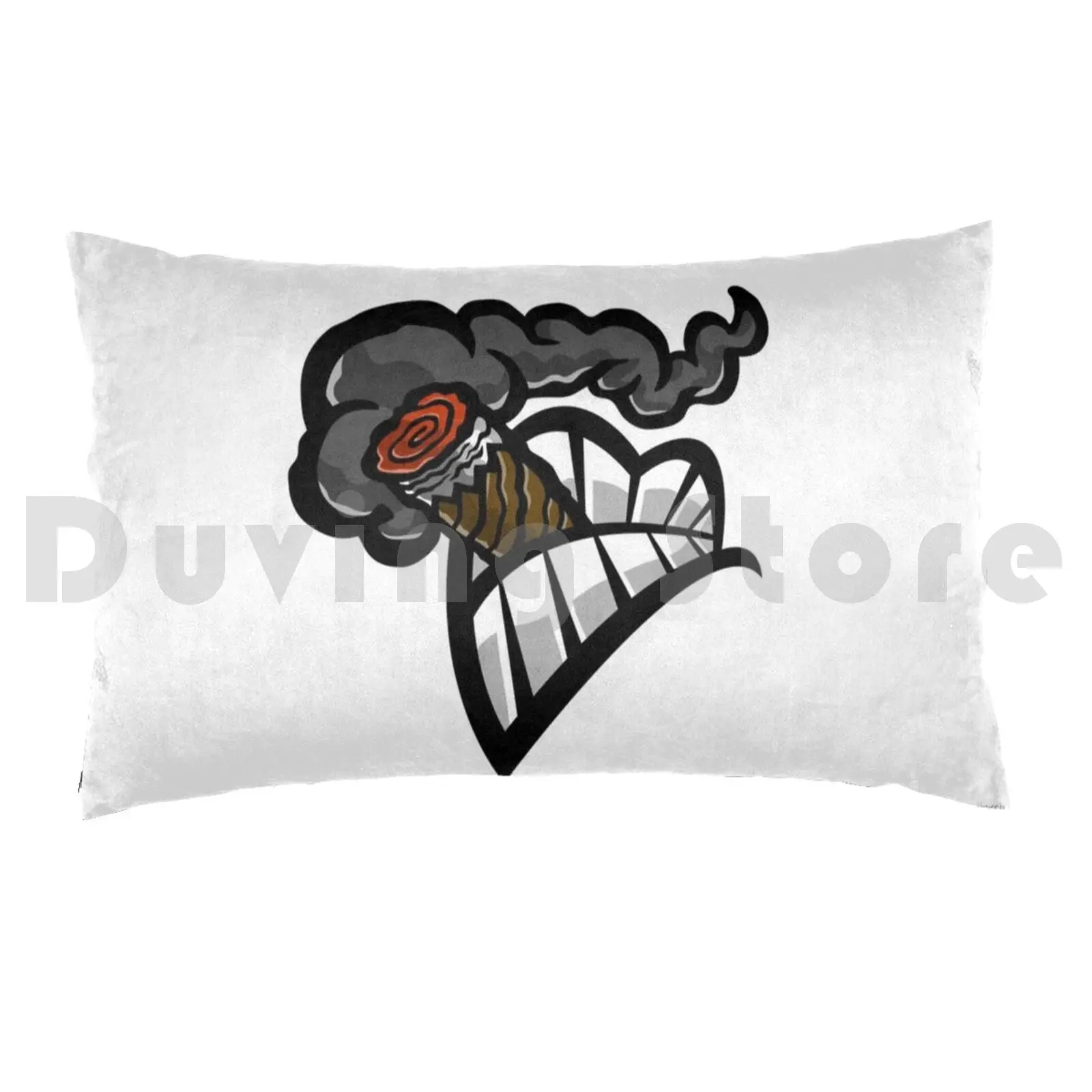 Mouth Cigar Cigarette Smoke Smoke Pillow Case Printed 50x75 Mouth Cigar Dialect Cigarette Smoke Smoker Smoking