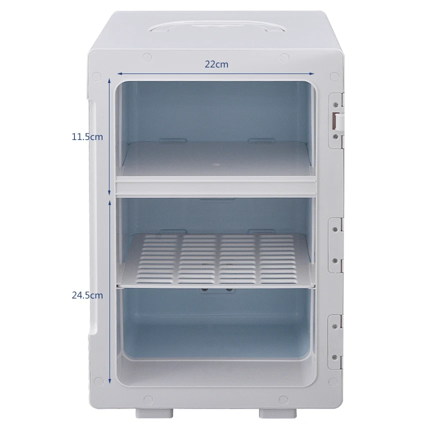 Автомобильный домашний мини-холодильник, 20 л, 220 В переменного тока/12 В постоянного тока, многофункциональный дорожный холодильник, портативный Электрический Морозильник F-L20SA
