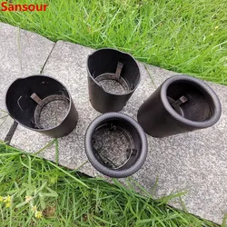 Car Universal Exhaust Pipe Carbon Fiber Cover Exhaust Muffler Pipe Tip Carbon Fiber Case Exhaust Tip housing 73mm 86mm inlet