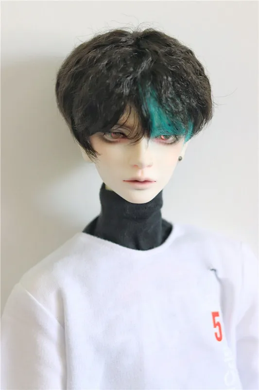 BJD doll wig is suitable for 1/31/4 SD Uncle fashion new boys tinfoil ironed short hair micro volume highlights black brown gold