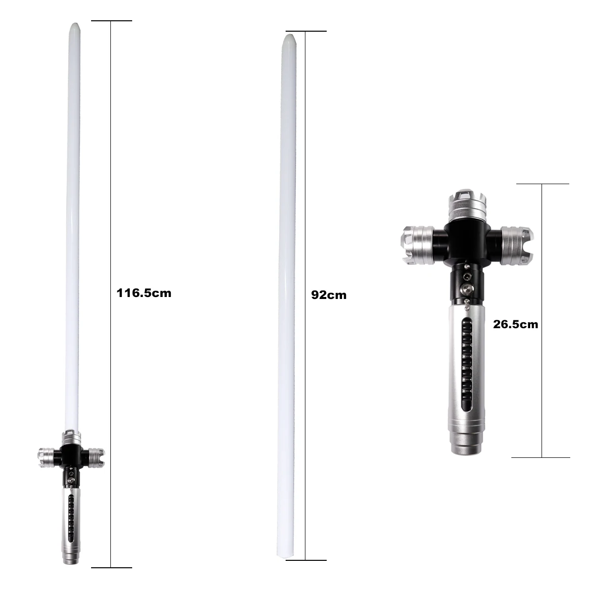 DAMIENSABER-Sabres Swing Light, Cross Guard, Espada Duelo, Suave Sensível, 12 Cores, Mudando, 9 Fontes de Som, LGT