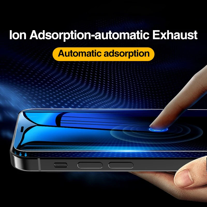 4Pcs Full Cover Tempered Glass For iPhone 11 12 13 14 15 Pro Max Screen Protector For iPhone 6 7 8 14 15 Plus X XR XS Glass film image 6