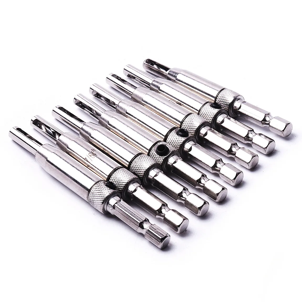 New Core Drill Bit Sets 4Pcs 6Pcs Hole Puncher Hinge Tapper for Doors Self Centering Woodworking Power Hand Tools