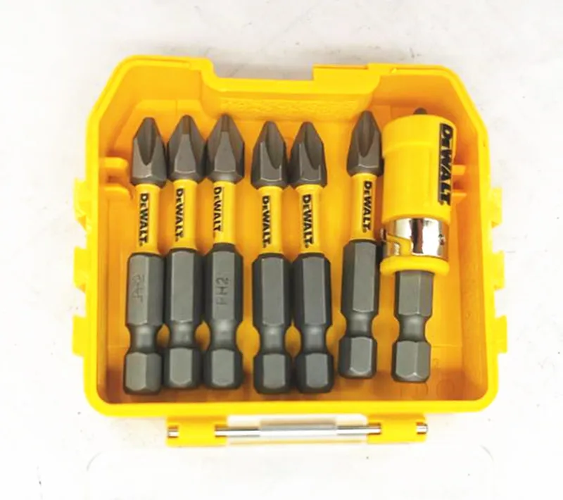 Impact bit holder for  Dewalt    PH2  6mm  7 pcs