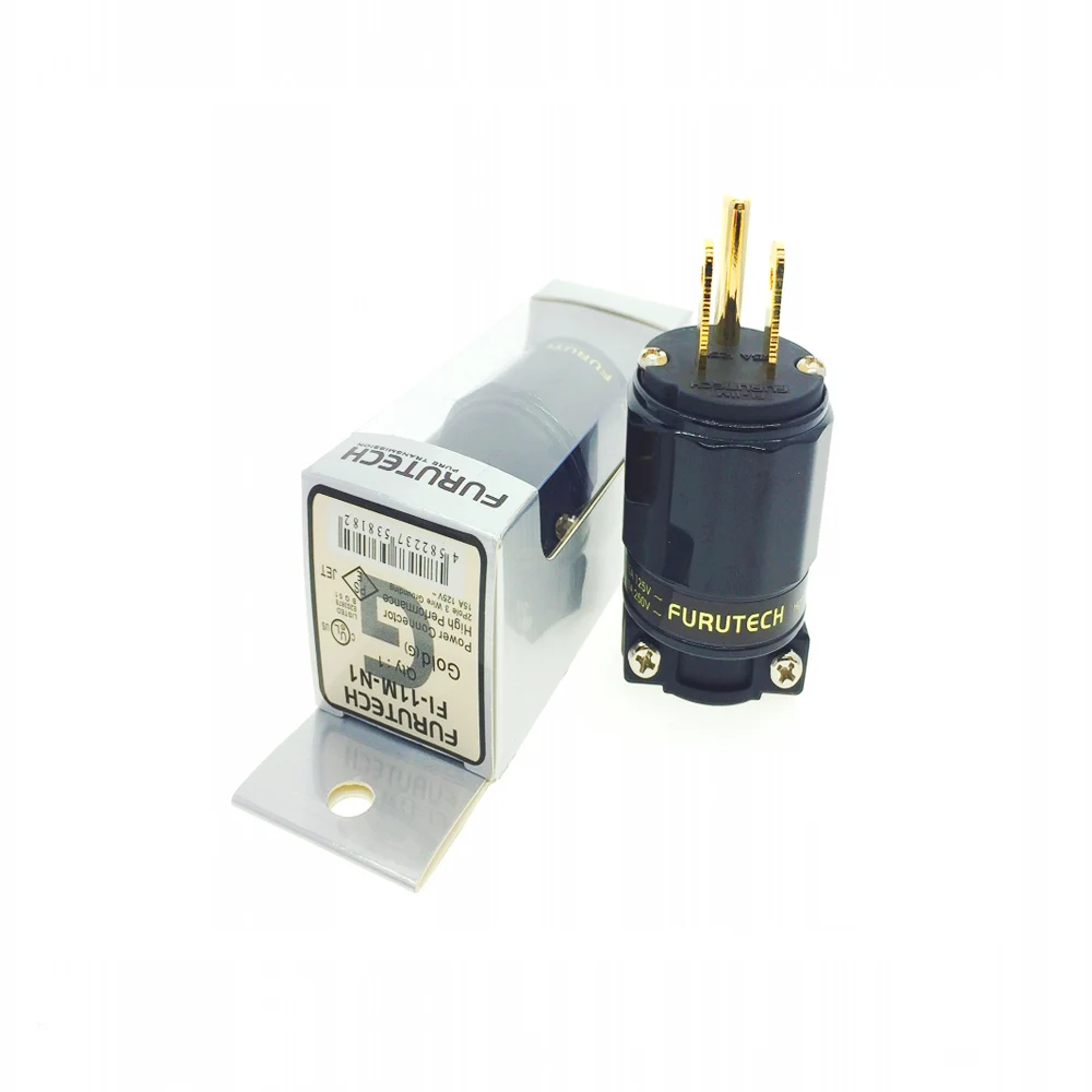 

FURUTECH FI-11M-N1 / FI-11-N1(G) Вилка усилителя мощности звуковых частот 24K позолоченный разъем IEC 1 комплект/2 шт 15A/125V High MATIHUR hi