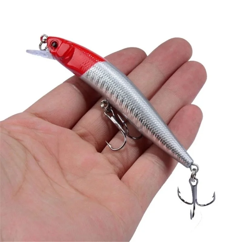 Iscas de pesca flutuantes wobbler, iscas artificiais duras para pesca, crankbait, pesca de carpas, equipamento de pesca, 8.2g, 10cm, 1 peça