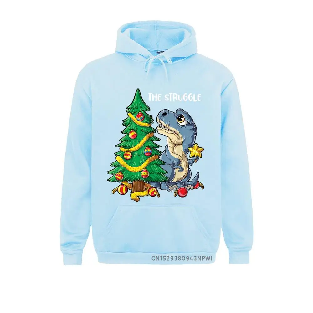 Christmas Dinosaur Tree Rex Pajamas Men Boys Kids Xmas Gifts Pullover Hip Hop Hoodies Mens Sweatshirts High Street 2021 New