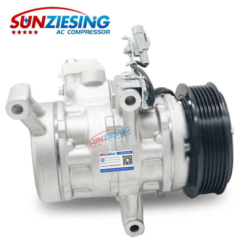 for Toyota Vios New Avanza AC compressor 2012 10S11C 110MM 6PK 12 volt air conditioner  88310-0D440