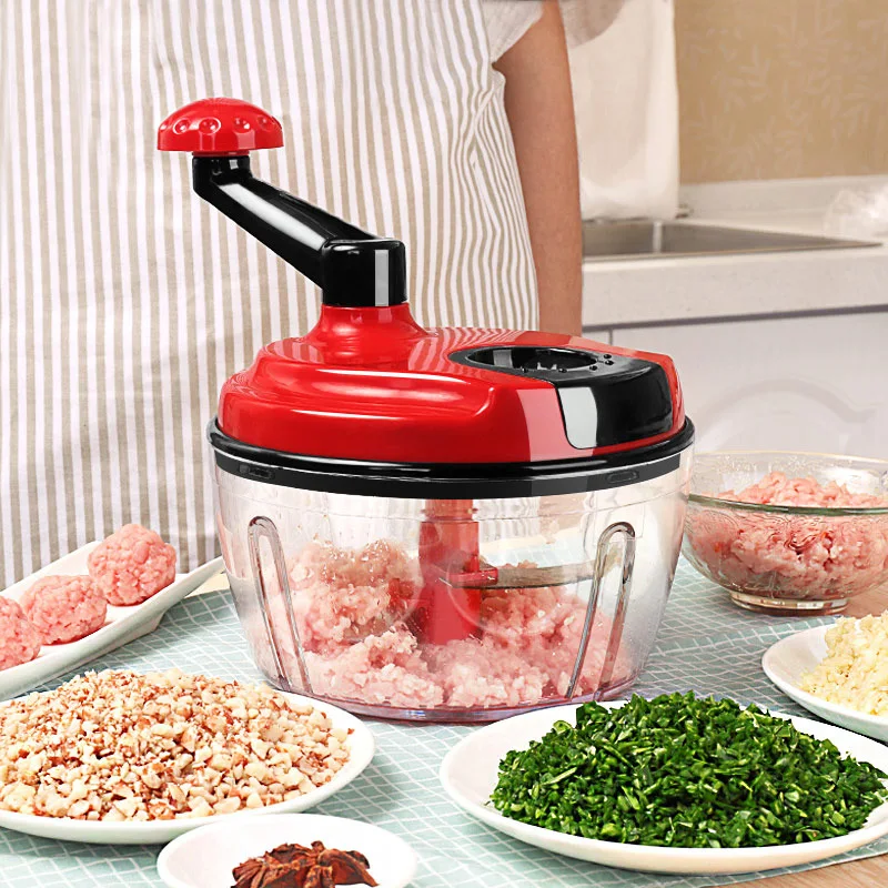 Manual Meat Grinder Multi-function Vegetable Cutter Garlic Shredder Meat Grinder Household Meat Mincer Vegetable Chopper