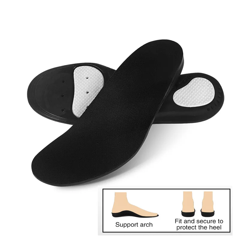 Orthopedic Insoles For Men's Sporty Shoes Accessories Flatfeet High Arch Support Soles Plantar Pronation Shock Absorption Pads