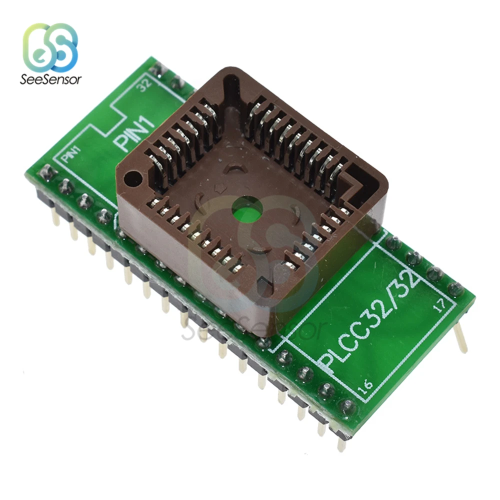 PLCC32 To DIP32 PLCC44 To DIP40 PLCC28 To DIP24 PLCC20 To DIP20 USB Universal Programmer IC Adapter Tester Socket untuk TL866CS