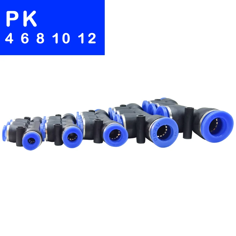 

High Quality Pneumatic Fittings 50-100PCS/LOT PK,4mm 5-Way Push In Quick Joint Connector,PK4/PK6/PK8/PK10/PK12