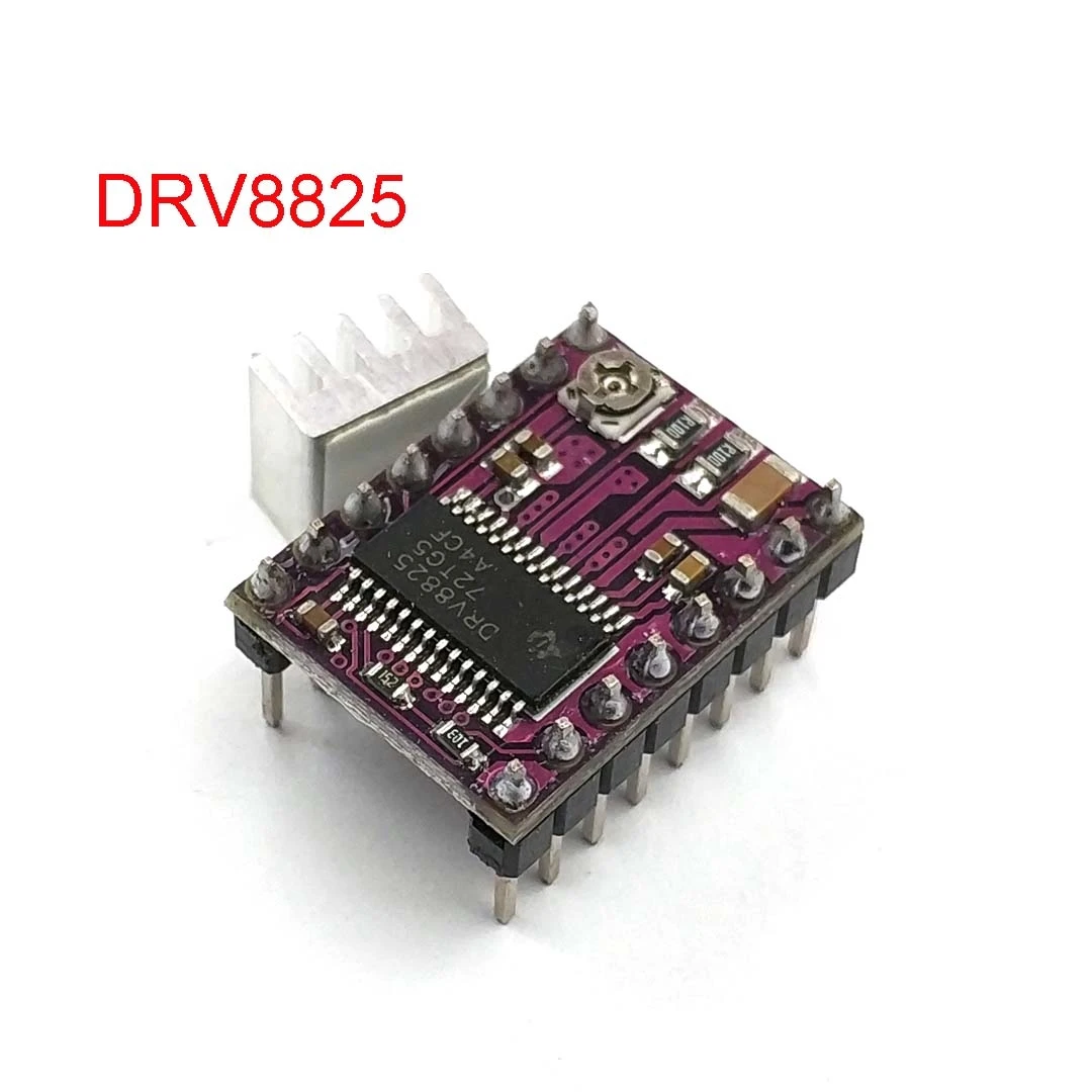 StepStick DRV8825 للطابعة ثلاثية الأبعاد ، محرك متدرج ، مع حامل بالوعة الحرارة ، Reprap ، 4 طبقات PCB RAMPS ، يستبدل برنامج تشغيل A4988