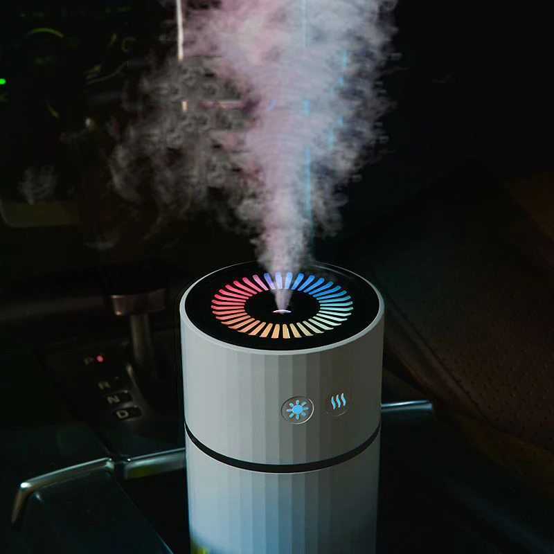 D20 Air Humidifier USB mini Diffuser Amazing Beautiful Colorful Night Light Diffuser Big Fog Home Office Mini Mist Maker