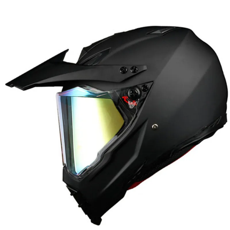 Hot Sell Gloss Black Helmet Motorcycle Racing Bicycle Helmet  Atv Dirt Bike Downhill Mtb Dh Cross Helmet Capacetes S M L Xl Xxl