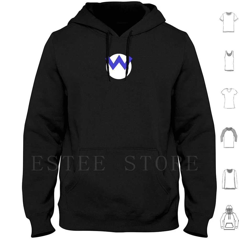 

Толстовки Wario W с длинным рукавом с логотипом игры Wario