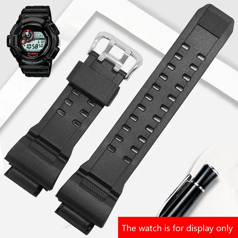 

Waterpoof Rubber Strap Replaces C-asio G-SHOCK GW9400J1B Resin Silicone Watchband Black with Pin Buckle Male's Bracelet