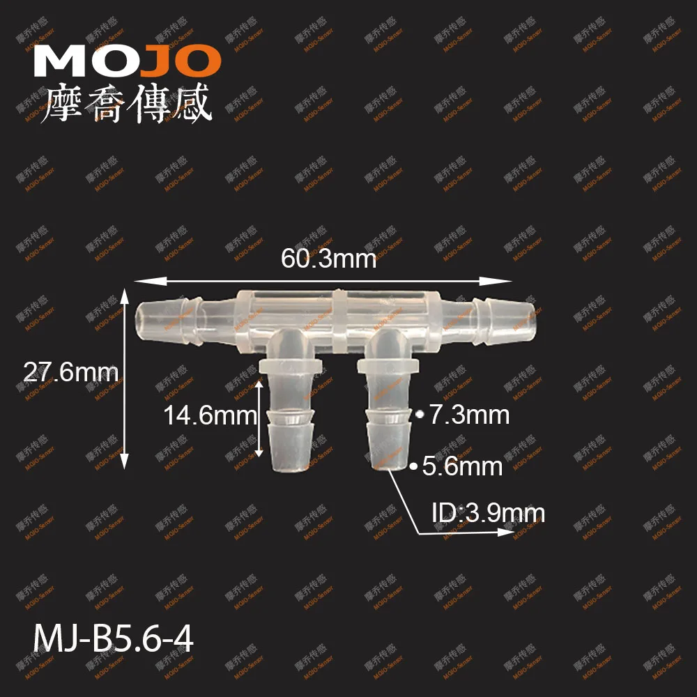 MJ-B5.6-4(100pcs/lots) cross type pipe fittings union connector exhaust connector fitting pipe Pipe fitting