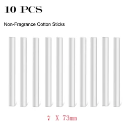 10Pcs 7X73mm Non-Fragrance Cotton Stick Perfume-Less Cotton Core For Car Outlet Air Freshener Auto Perfume Vent Air freshener